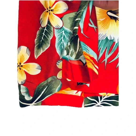 Vintage Alvish Enjoy Life Hawaiian Shirt sz Medium Vacation Cruise Island Wear - Picture 7 of 13